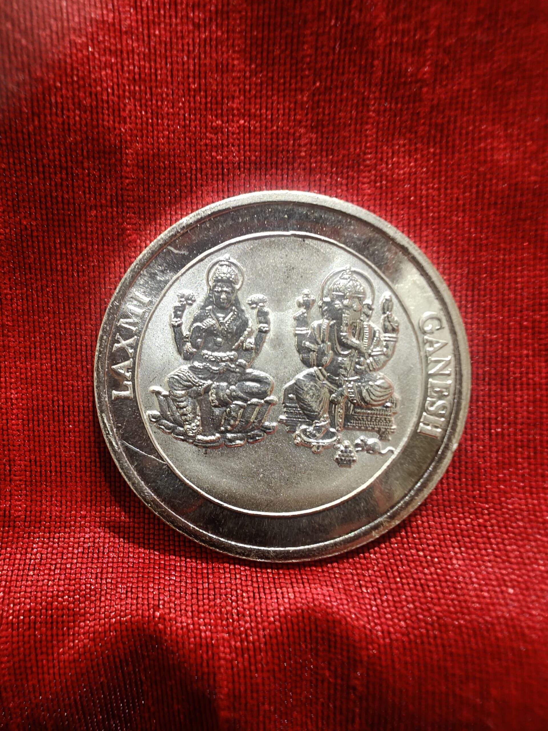 10 Gm Laxmi Ganesh Coin