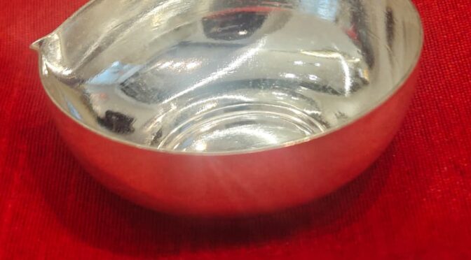 Simple Bowl Diya– Sterling – Article