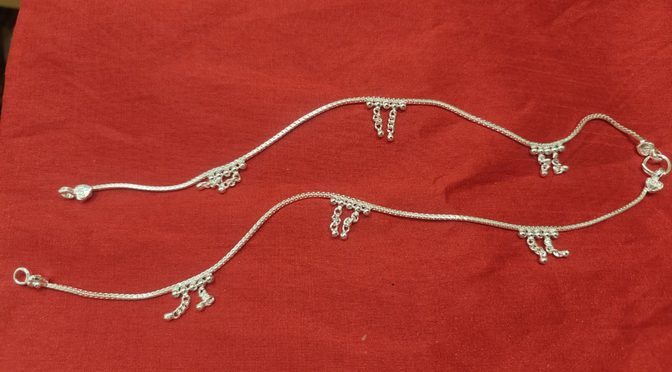 Lightweigh Sterling Classy Payal Set – Payal – Silver – Jewelry