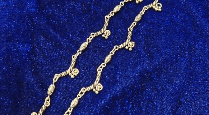 TriBell Heritage Twist Payal Set – Silver – Jewelery – Payal – Heritage